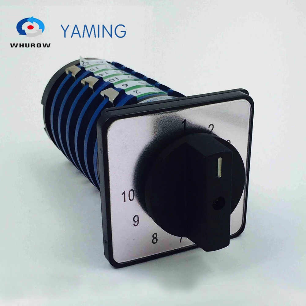 Interruptor da Máquina de Solda Interruptor do Soldador Interruptor de Came Posição Interruptor Rotativo – 6*10 32a 6 Fases Universal Comutação 10 Kdhc-32