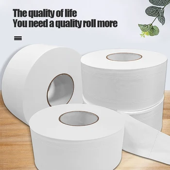 

3 Roll Top Quality Jumbo Roll Toilet Paper 4-Layer Soft Toilet Paper Rolling Paper For Office Hotel Home Bathroom Toilet Paper