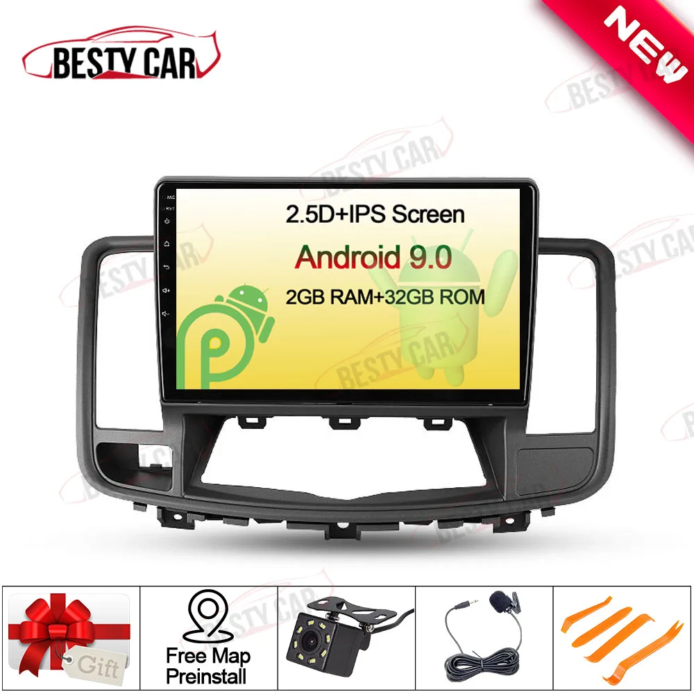

10.1" Android 9.0 Car Multimedia Player Stereo Radio GPS Navigation for NISSAN Teana J32 2008~2013 for Maxima A35 2009-2014
