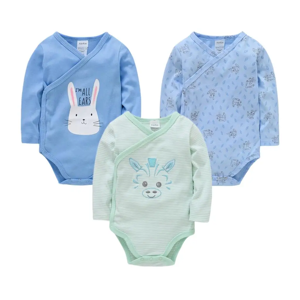 Unisex Baby Sleepsuit Pajamas 2 3 4PCS Toddler Jumpsuit Newborn Romper Roupa De Bebes 0-12M Long Sleeve Autumn Clothes Sleepwear