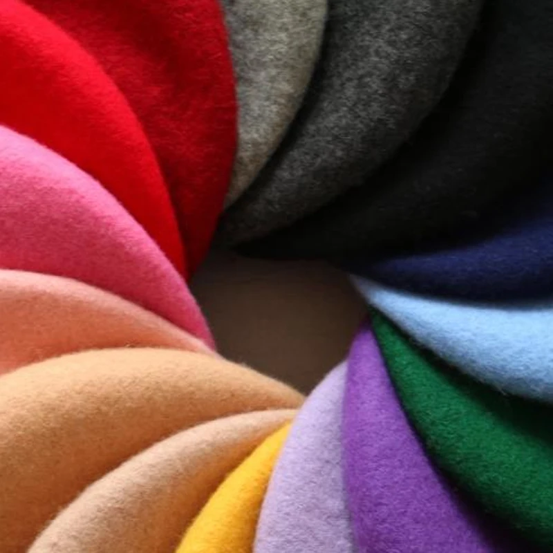 Однотонные шерстяные французские детские шапки-береты модный тюрбан Beanie Теплые шапки Мягкая шапка для девочек эластичная шапка осень-зима новинка