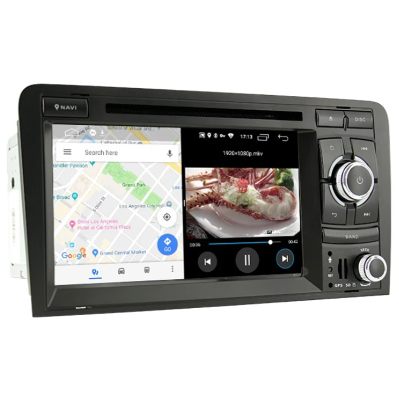Android 9,0 автомобильный DVD gps для Audi A3 2006-2011 с dvd-плеером Радио стерео аудио авто мультимедиа экран Навигация BT