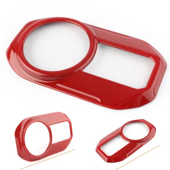 

For Jeep Wrangler JL 2018 Red Car Interior Head Light Switch Button Cover Trim