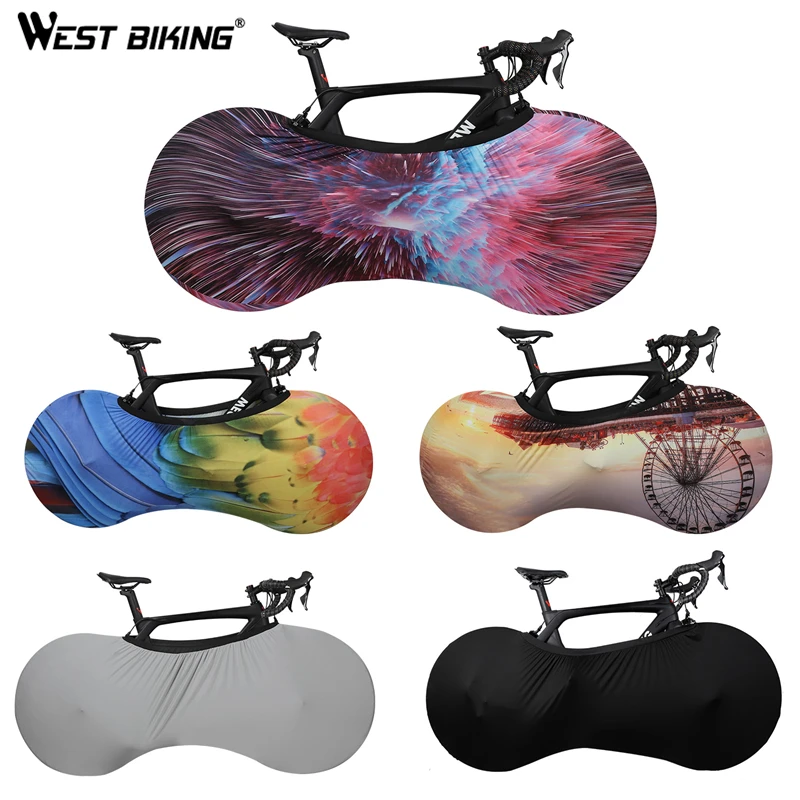 WEST BIKING Bike Cover Cycling Bike Wheels Dust-Proof Scratch-proof Cover Indoor Protective Gear MTB Bicycle Cover Storage Bag