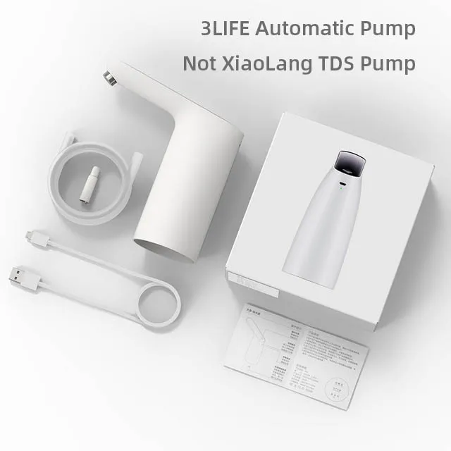 3life Xiaomi XiaoLang TDS автоматический мини сенсорный выключатель водяной насос беспроводной Перезаряжаемый Электрический диспенсер водяной насос для кухни U - Цвет: 3life