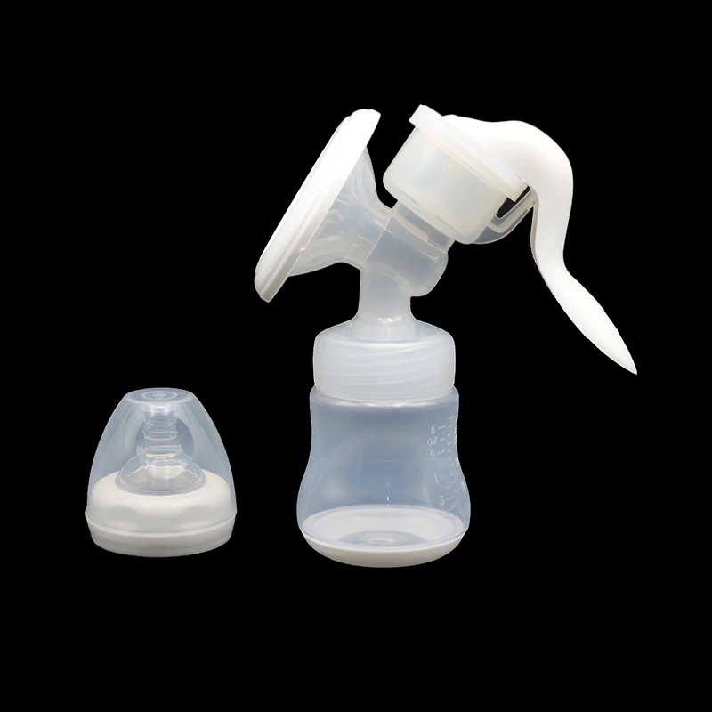 

Manual Breast Pump Powerful With 180ml Feeding Milk Bottles BPA Free Infant Baby Nipple Suction Breasts Pumps Bottle Sucking