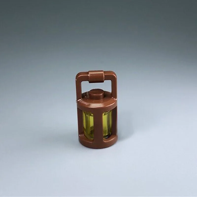 10Pcsset Portable Lamp Searchlight Lantern Lights Building Blocks MOC Figures Accessories Bricks DIY Kids Educational Toys (7)