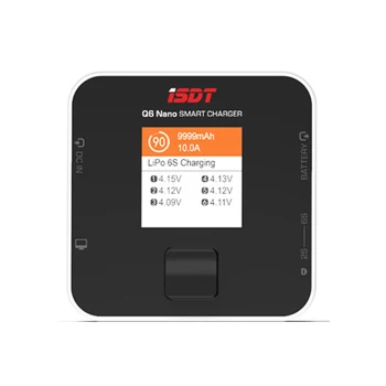 

ISDT Q6 Nano BattGo 200W 8A Colorful Pocket Battery Balance Charger for 2S - 6S Smart Digital Lipo Battery For Fpv RC Models