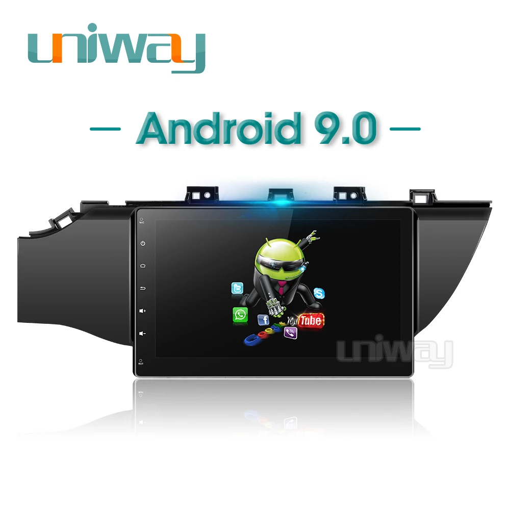 Автомагнитола uniway A17K21071 2 ГБ + 32 8 ядер android 9 0 для kia k2 rio 2016 2017|car dvd|car radio gpsradio gps |