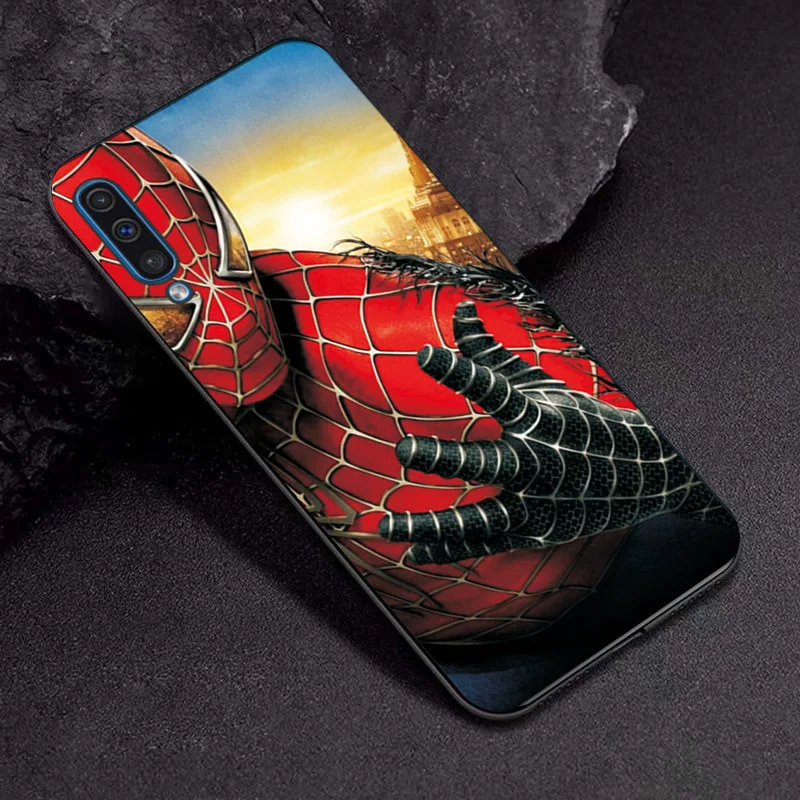 TPUBLK627 Черный чехол ТПУ ForSamsung A20 A20E A30 чехол для телефона в стиле Марвел с задняя крышка для SamsungGalaxy A10 A30 A50 A70 чехол на A30s A50s M10 M40 - Цвет: TPUBLK627