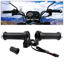 12 В 22 мм мотоцикл Регулируемая температура Электрический нагрев ручка с акселератором карты штук и 3 шестерни регулирующий переключатель