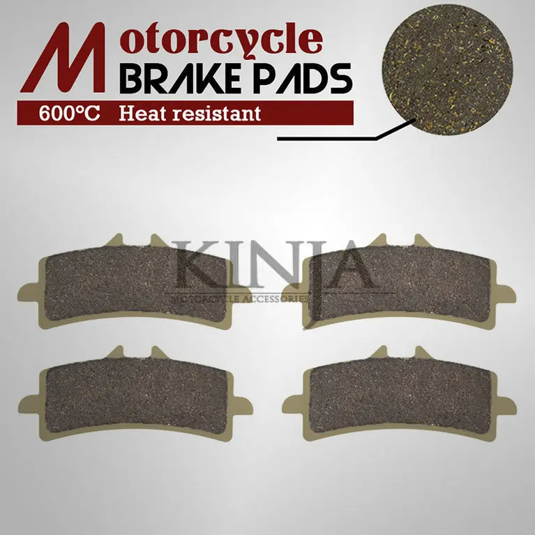 Мото Аксессуары Передние тормозные колодки для DUCATI 1098 1098S Tricolore 07-09 1100 Streetfighter 09-13