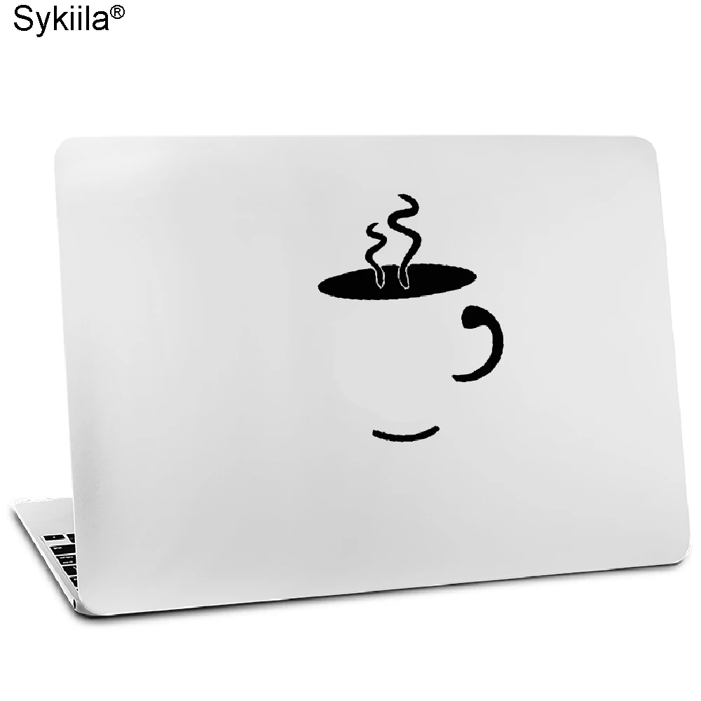 Sykiila Sticker for Apple MacBook Air 11 13 Pro 13 15 17 Retina 12 Personal Vinyl Decal Skin Laptop Juice Box Black Cup Vinyl Film Sticker Laptop Sticker