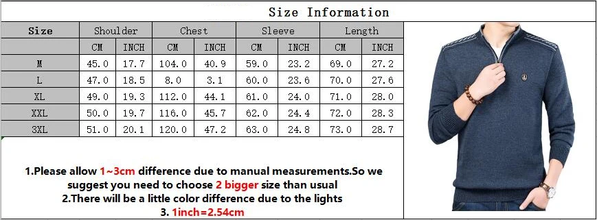 Осенне-зимние трикотажные пуловеры мужской свитер с воротником-стойкой сплошной цвет молния Повседневная тонкая посадка теплый pull homme Плюс Размер M-3XL