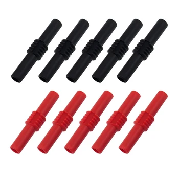 

10PCS Sheath Transition Post Can Be Inserted Into 4mm Banana Female To Female Connector