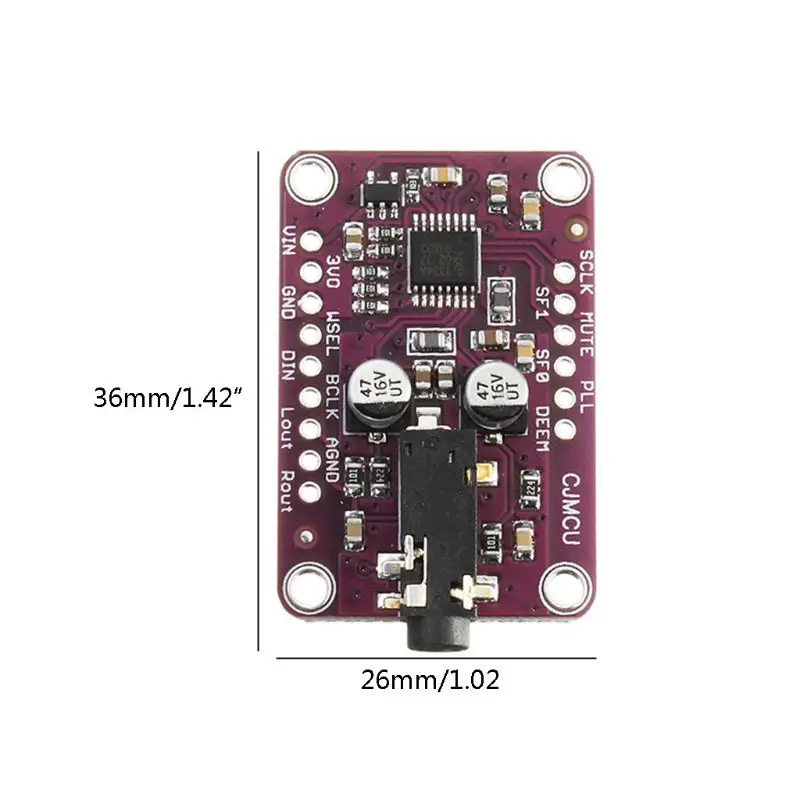 CJMCU-1334 модуль DAC UDA1334A стерео декодер доска I2S Интерфейс для 3,3 V 5V