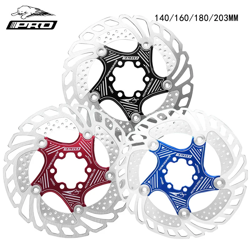 IIIPRO MTB DH дисковый тормозной диск охлаждающий плавающий Ротор 6 гвоздей из