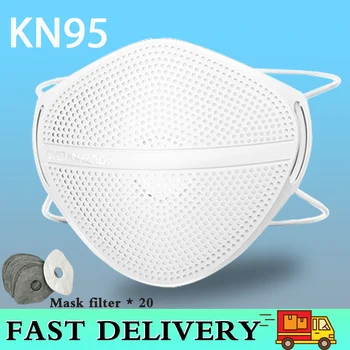 

KANSHOUZHE face Mask Dust Ship Immediately kn95 masks Dust mask with 10 filters Patented Product reusable Masks kn95 3