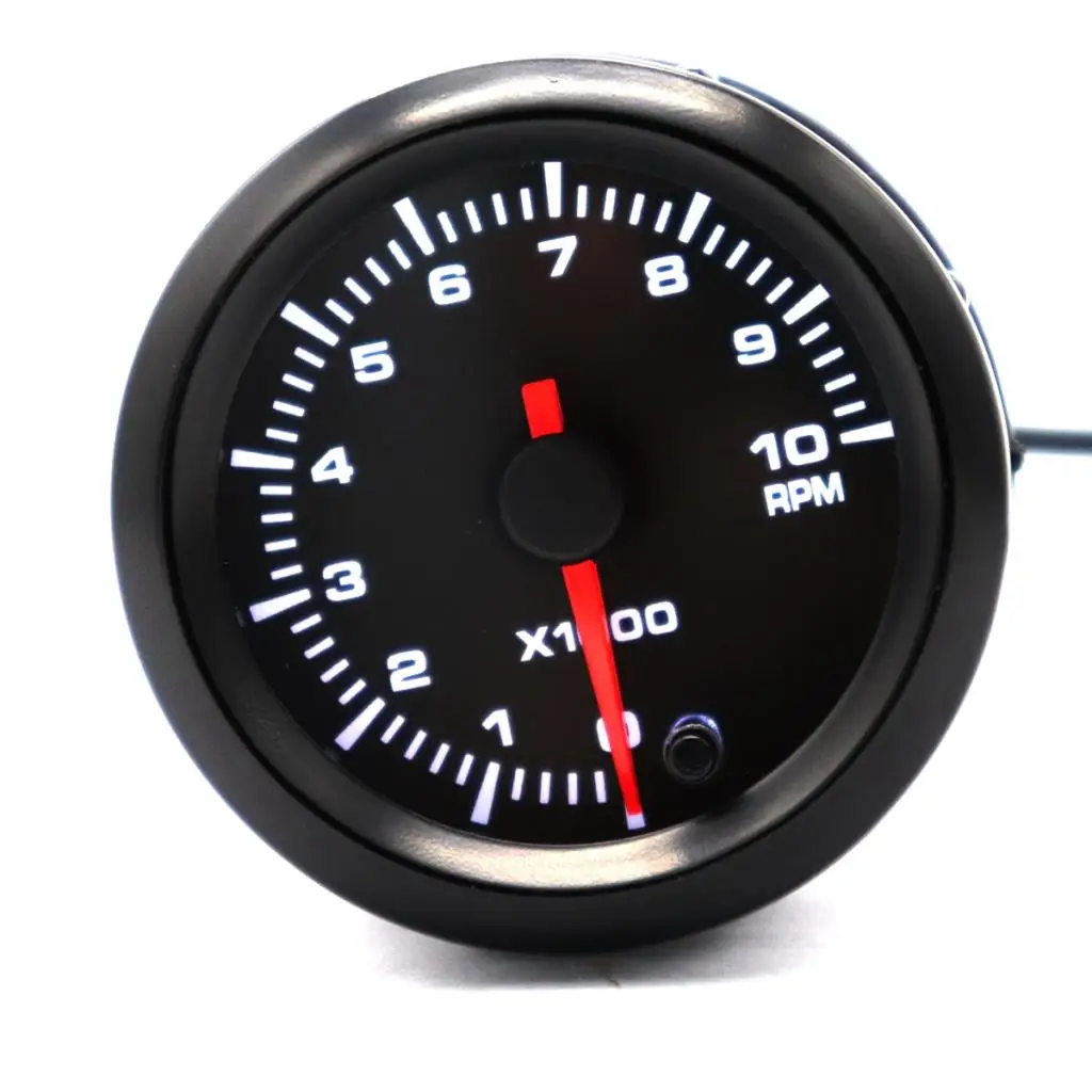 Universal Car 2 Inch 52mm Tachometer Tach RPM Gauge 7 Color LED Display