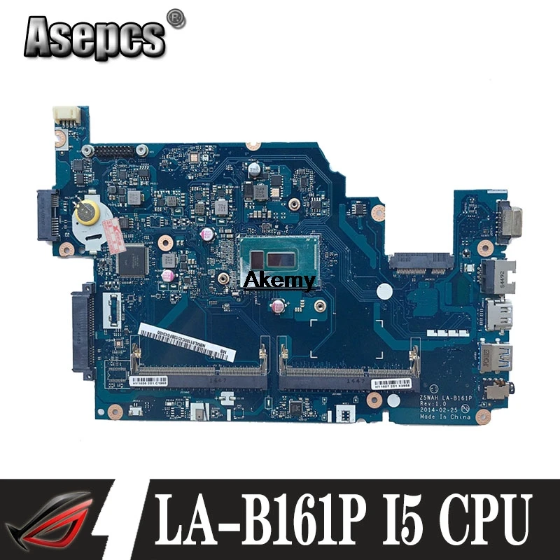 

LA-B161P motherboard for ACER Aspire E5-571G E5-571P E5-571 E5-531 motherboard Z5WAH LA-B161P I5-4200U Test original