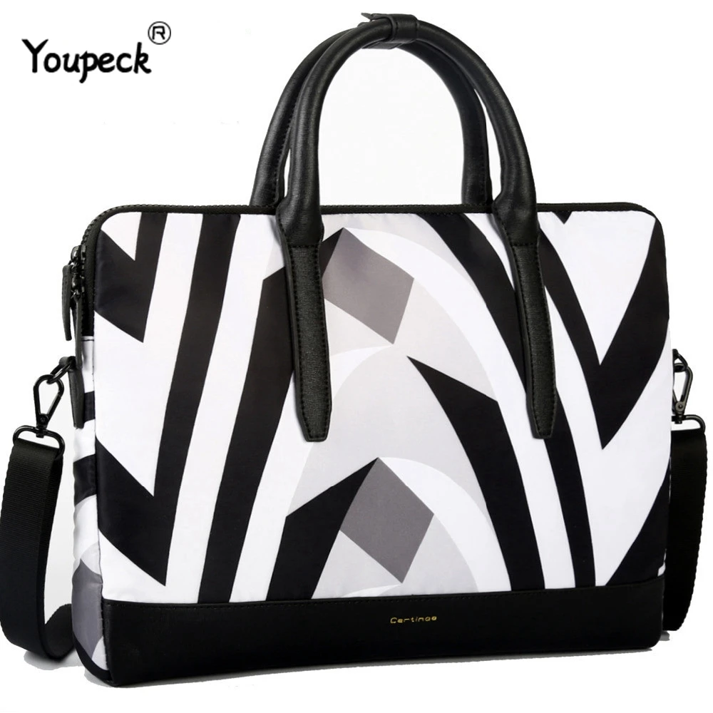 Женская 13,3 дюймовая Сумка-тоут для ноутбука, сумка на плечо для ноутбука, легкая многофункциональная сумка с карманами, портфель для бизнеса, офиса, компьютера