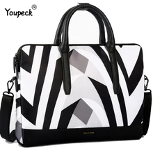 Женская 13,3 дюймовая Сумка-тоут для ноутбука, сумка на плечо для ноутбука, легкая многофункциональная сумка с карманами, портфель для бизнеса, офиса, компьютера