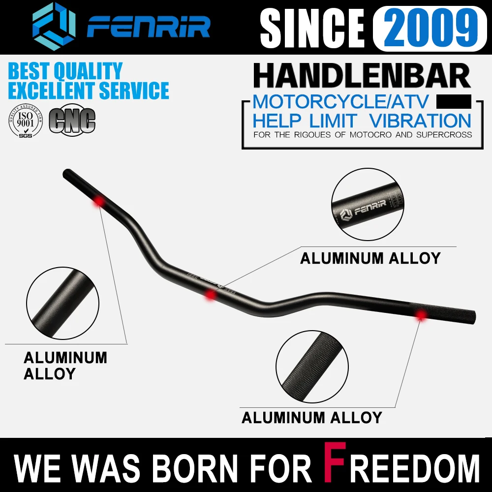 Custom Motorcycle Handlebars for Bobber Harley Softail IRON 883 Honda