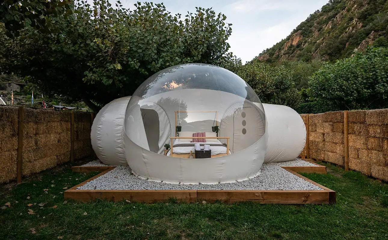 Promotion Double Rooms Bubble Tent Customized Logo Igloo Tent With Fan  Clear Bubble Tree Dome House Bubble Hotel Camping Tent Toy Tents  AliExpress