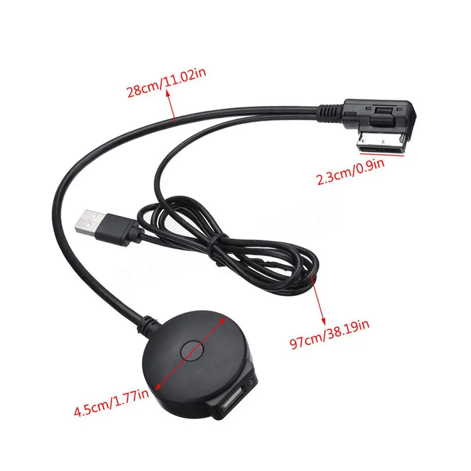 EBTOOLS Cavetti Collegamento Media adatto perAudi Cavo Ami