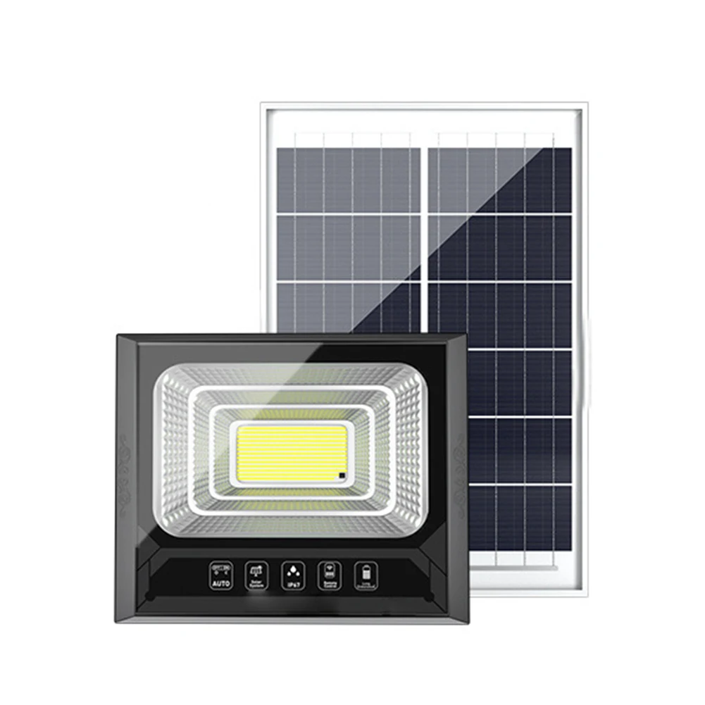 

Remote Contro Solar LED Power PIR Motion Sensor Flood Wall Light Waterproof Outdoor Garden Security Solar Lamp With 5m Line