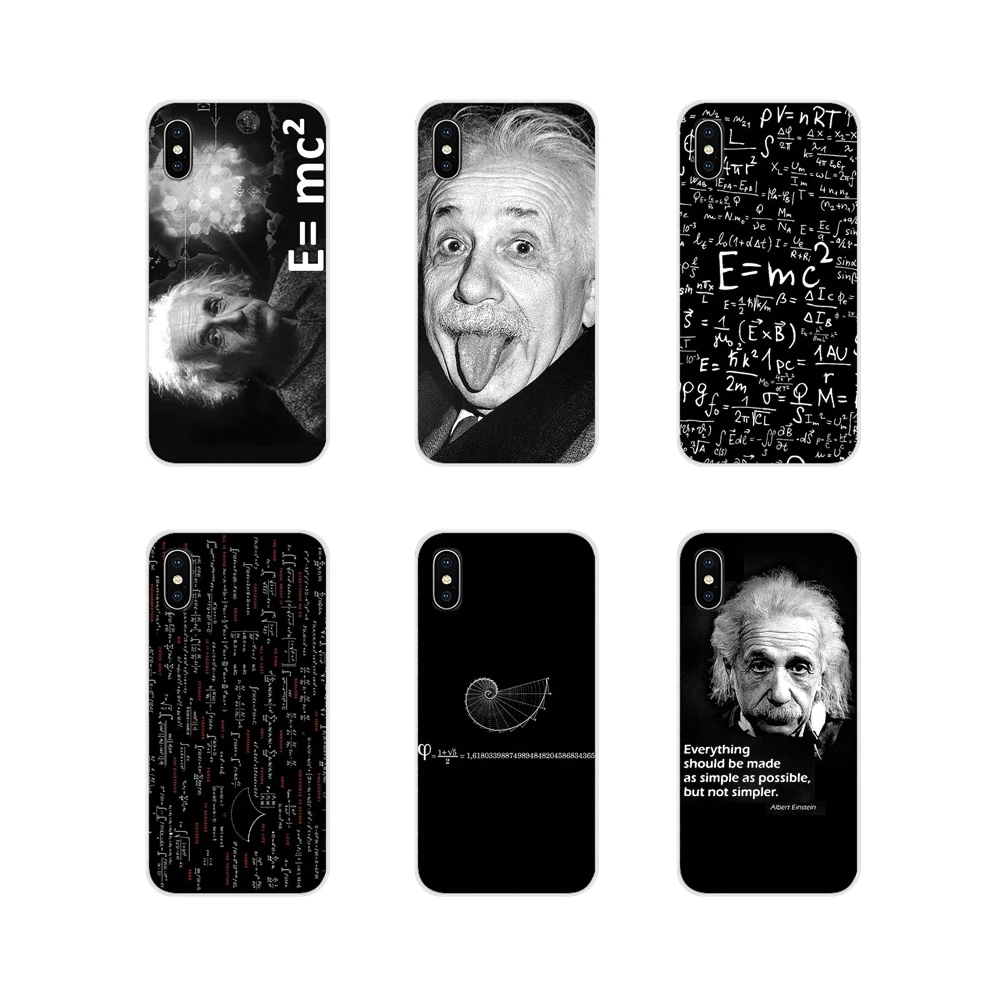 E mc2 с E = mc Математика Альберта Эйнштейна для Huawei NOVA 2 3 2i 3i Y6 Y7 Y9 премьер-профессионал GR3 GR5 Y5II Y6II силиконовый чехол