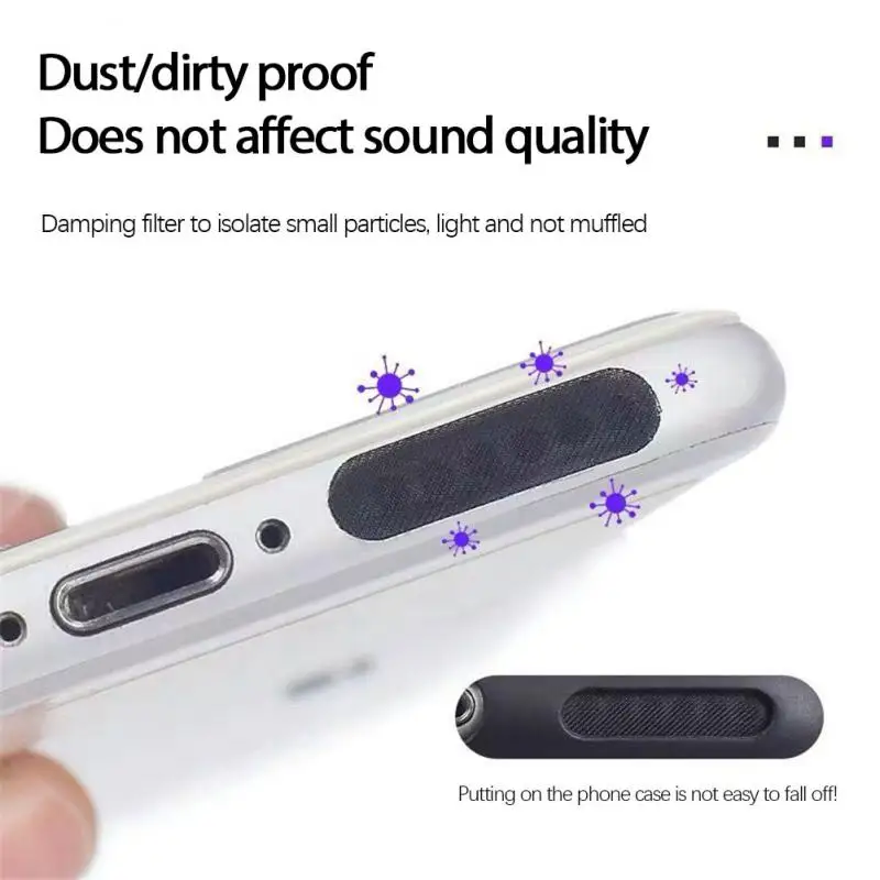 Mobile Phone Dustproof Net Stickers Speaker Mesh Anti Dust Sound Hole Dust-proof Cover For Apple Samsung Huawei Xiaomi Redmi | Мобильные