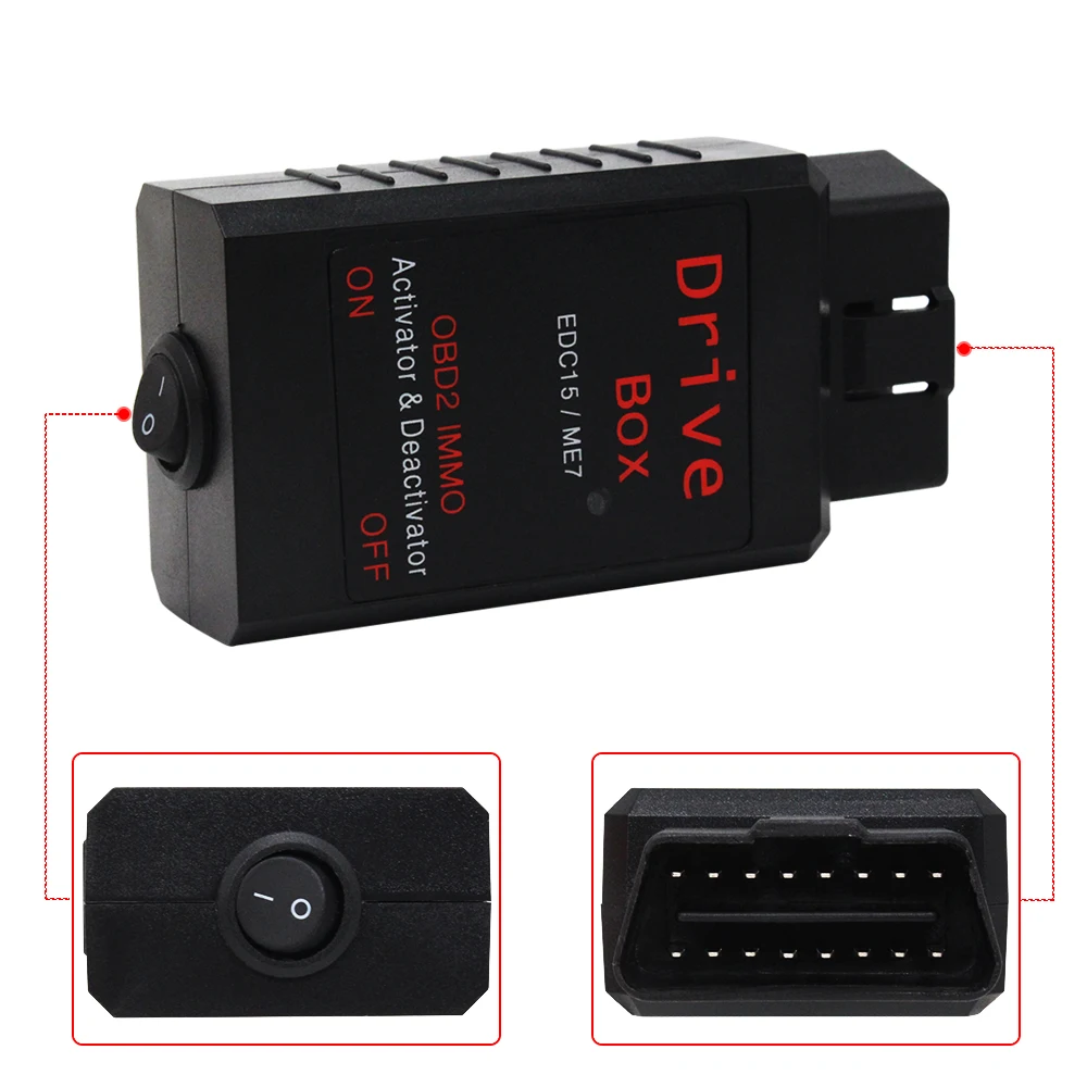 Заводская цена OBD2 VAG привод коробка EDC15/ME7 IMMO Деактиватор активатор Драйв