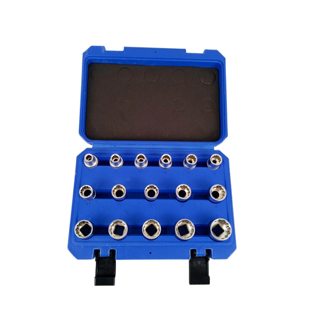 US $27.87 1619 Pcs Socket Convertor Adaptor Set Square Drive 12 12Point Impact Socket Adaptor For Car Bicycle Garage Auto Repair Tool