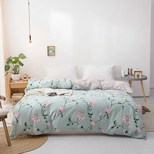 Color 3 Хлопковый Пододеяльник Постельный Комплект классический серый белый плед пододеяльник комплект пододеяльников 160x210 см/180x220 см/200x230 см/220x240 см - Цвет: Color 3