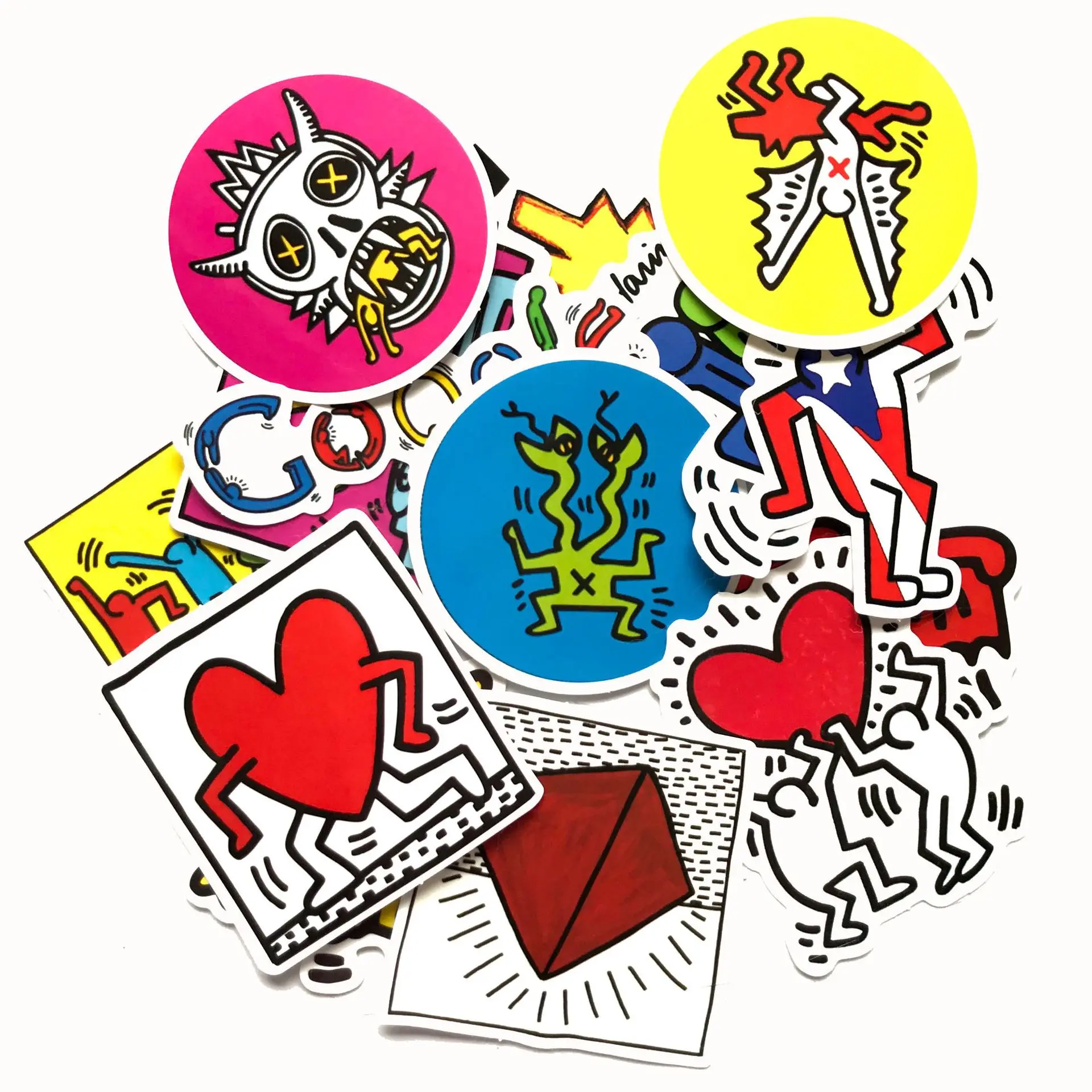 14 шт./компл. Keith Haring Стикеры для наклеек на сноуборд ноутбук чемодан автомобиль