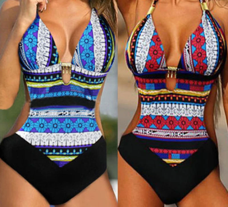 Women's Sexy Bikini Swimming Suit Women's Swimwear Bandage Tankini Swimsuit Ethnic Style Beachwear Bathing Suit Summer Time