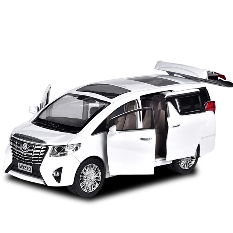 Модель автомобиля Alphard в масштабе 1:24 литые игрушечные автомобили внедорожник из