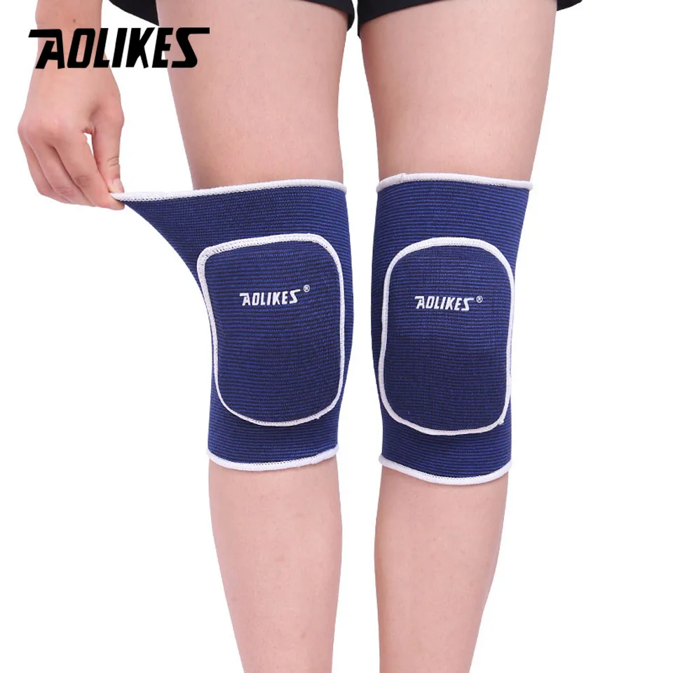 AOLIKES 1 Pair Kids Adult Dancing Skating Skateboard Cycling Sponge Knee Pads Anti-crash Children Kneepads Knees Protector knee pad