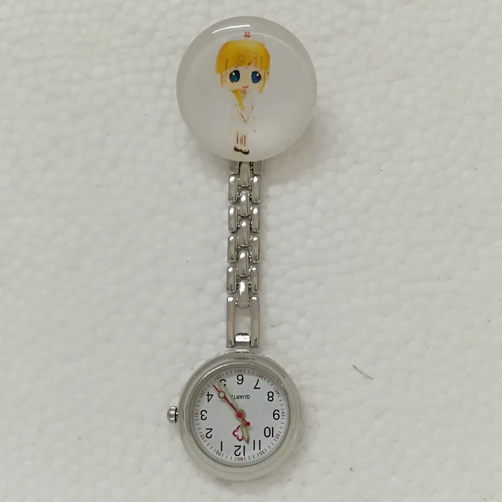 Montre à Gousset Infirmière - Mouvement Japonais, Aiguilles Lumineuses, Clip - Pour Médecins, Infirmières, étudiants