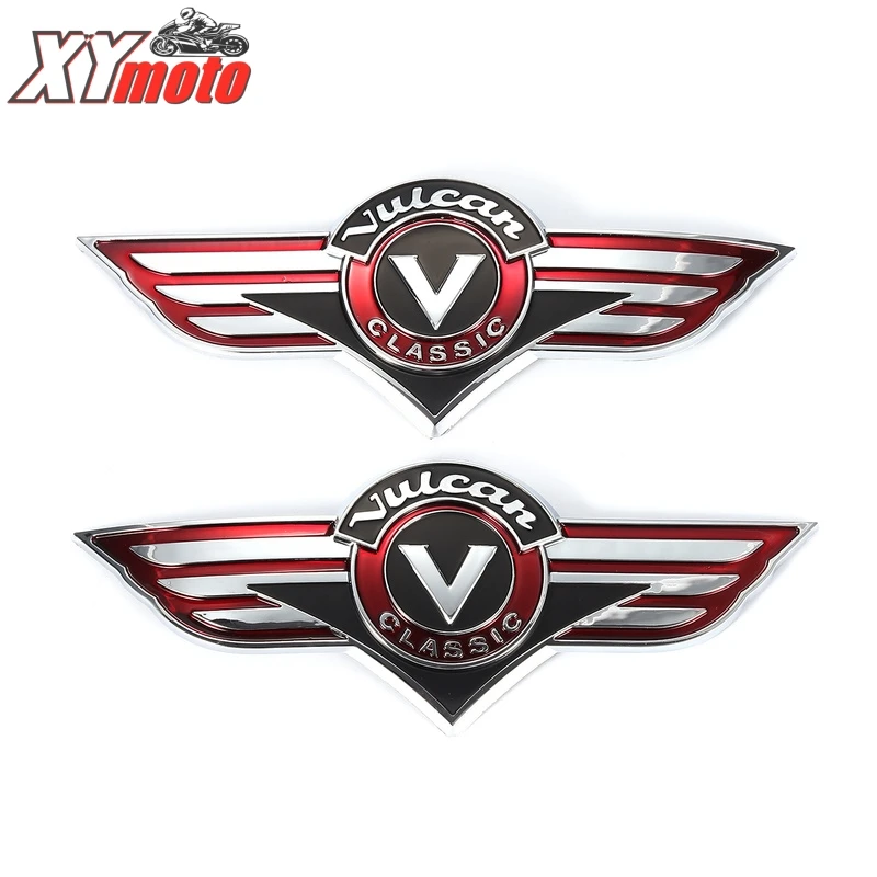 Классическая Эмблема для мотоцикла Kawasaki Vulcan наклейки 3D топливного бака