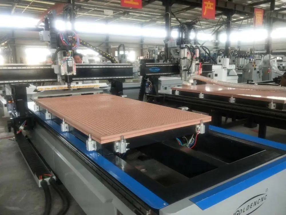 IGoldencnc ATC 1325 фрезерный станок с ЧПУ деревообрабатывающий шкаф резьба по дереву машина+ Вакуумный стол