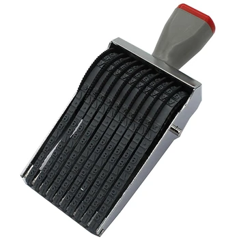 

Multipurpose 10 Digit Alphabet Rolling Rubber Stamp English Letter Number Emboss DIY Scrapbooking Roller Stationery