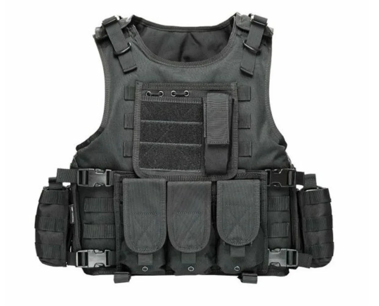 

Airsoft Military Tactical Vest Molle Combat Assault Plate Carrier Tactical Vest 7 Colors CS Outdoor Clothing Hunting Vest