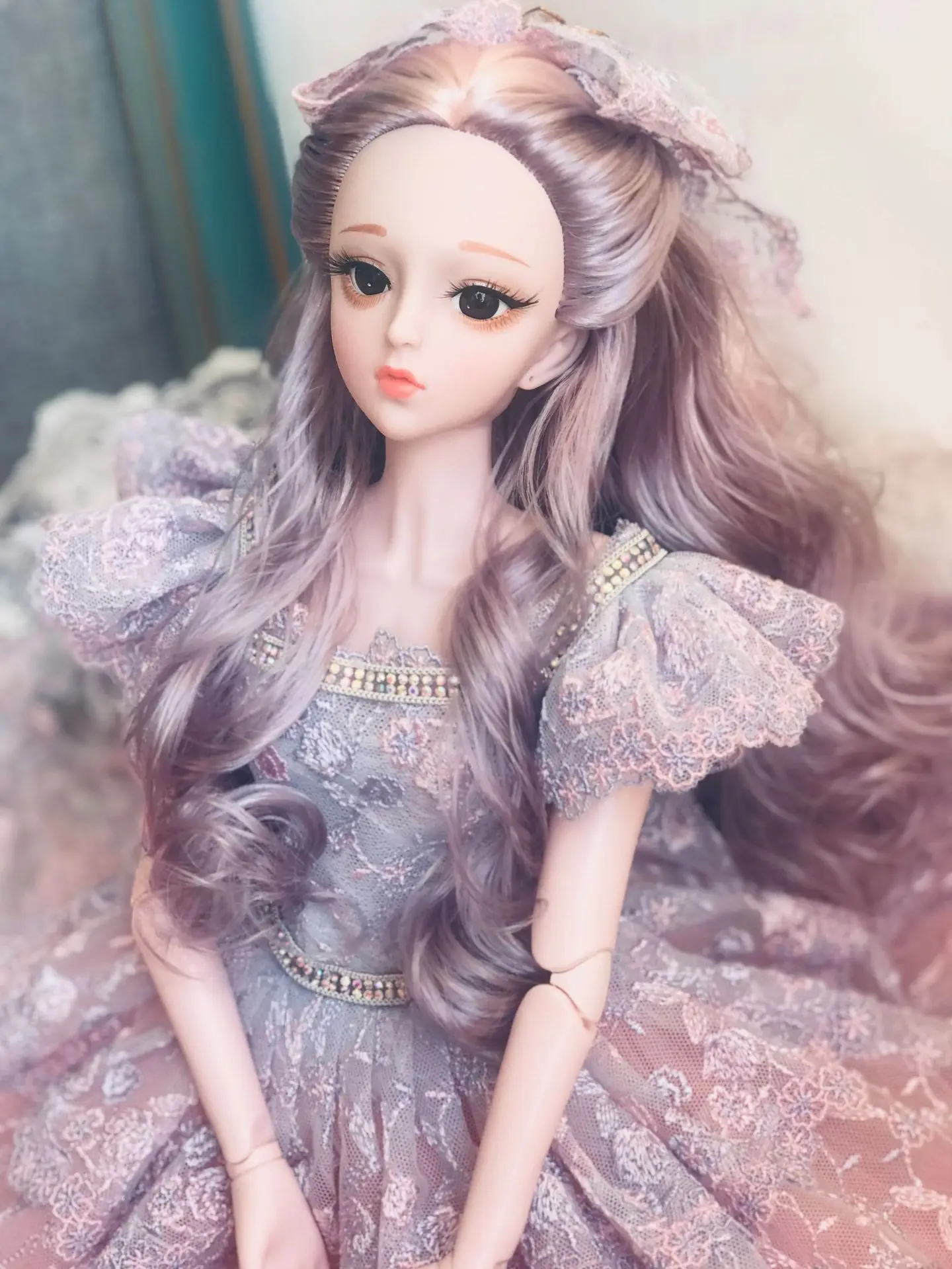 BJD кукла 60 см голая кукла 3D глаза 23 подвижные шарнирные Bjd пластиковый корпус длинный парик красивые аксессуары для куклы «сделай сам» Игрушки для девочек подарок