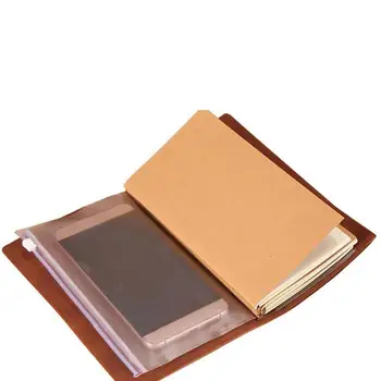 

200 X 120 Mm Gegraveerd Lederen Notepad Notebook Handbook Supplies Stationery Engraved Travel Account Diary Notebook Y0E3