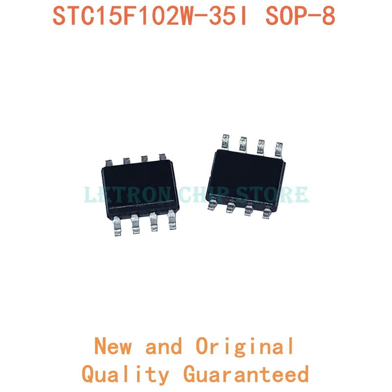 

10 шт. STC15F102W-35I-SOP8 SOP8 STC15F102W лапками углублением SOP-8 15F102W SOP SOIC8 SOIC-8 SMD новый и оригинальный IC Чипсет