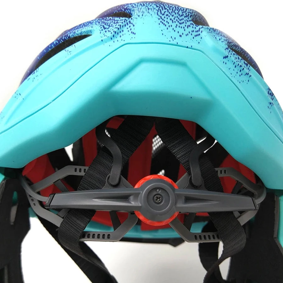 Детский шлем fullface велосипедный защитный Спортивный красный Дорожный mtb горный