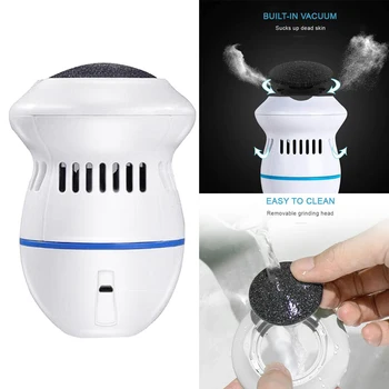 

Electric Foot File Vacuum Dead Skin Callus Remover Rechargeable Foot Grinder Machine Clean Tools Feet Care for Hard Cracked Skin