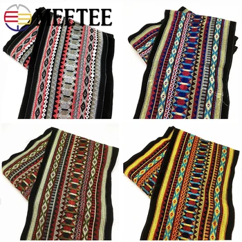

1yard 30.5cm Fashion Embroidery Lace Ribbons Jacquard Webbing Trims DIY Clothes Bag Accessories Decor Ribbon Home Textile